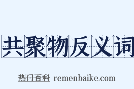 共聚物反义词是什么意思的图片